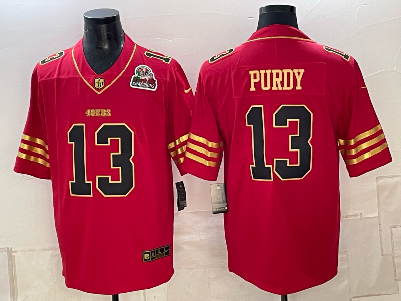 Men 2026 Nike San Francisco 49ers #13 Purdy Red NFL Jersey 101607